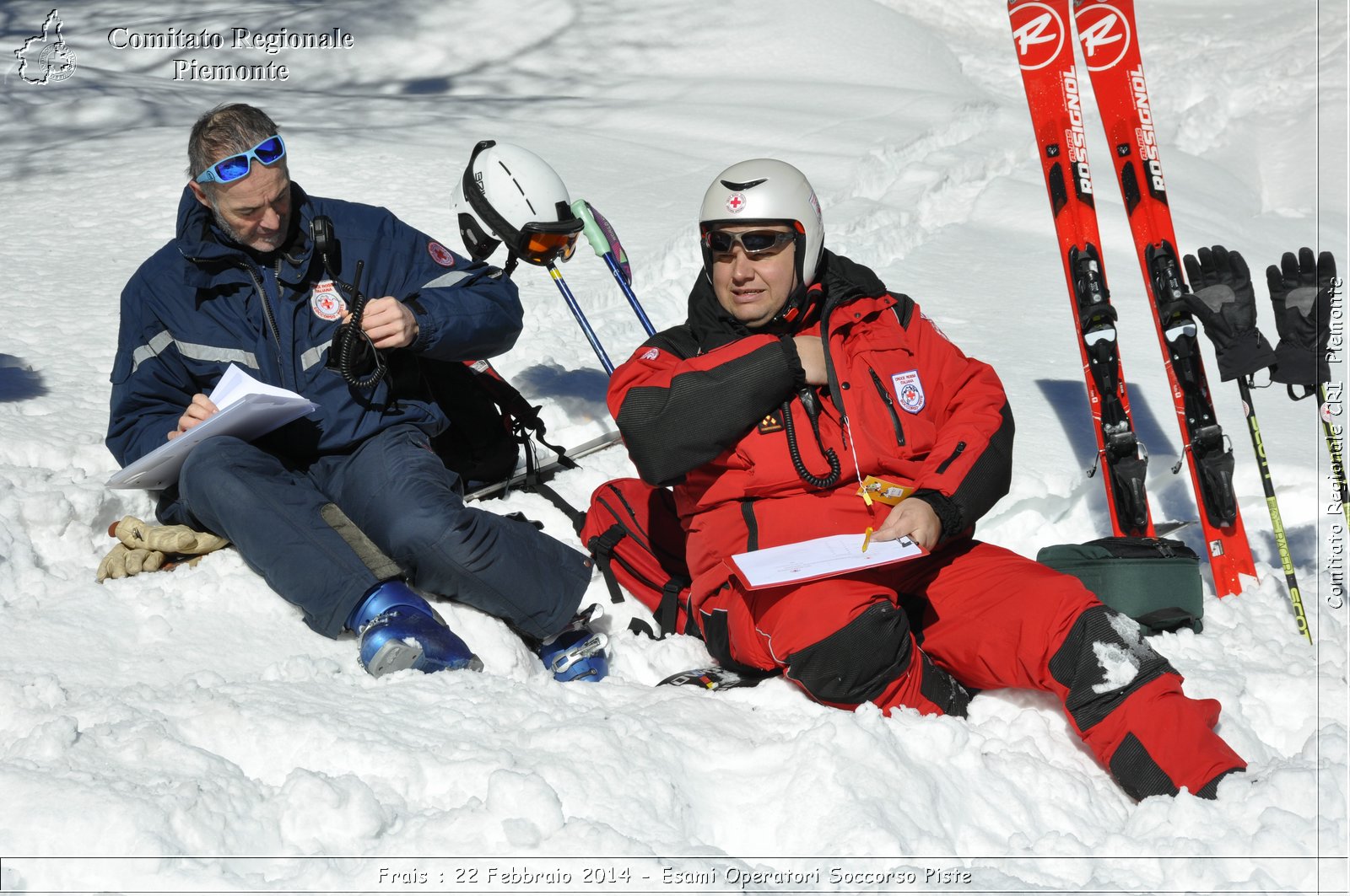 Frais : 22 Febbraio 2014 - Esami Operatori Soccorso Piste - Comitato Regionale del Piemonte