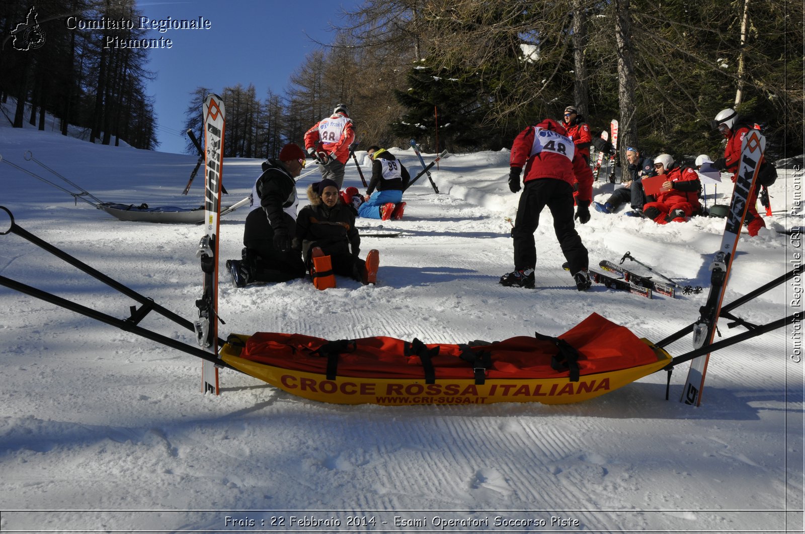 Frais : 22 Febbraio 2014 - Esami Operatori Soccorso Piste - Comitato Regionale del Piemonte