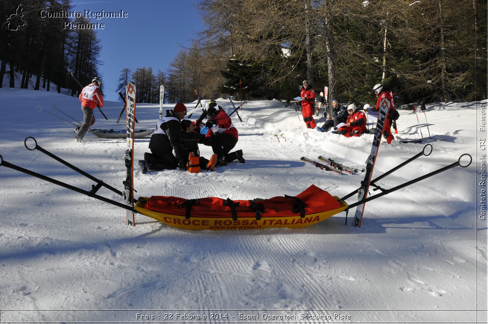 Frais : 22 Febbraio 2014 - Esami Operatori Soccorso Piste - Comitato Regionale del Piemonte