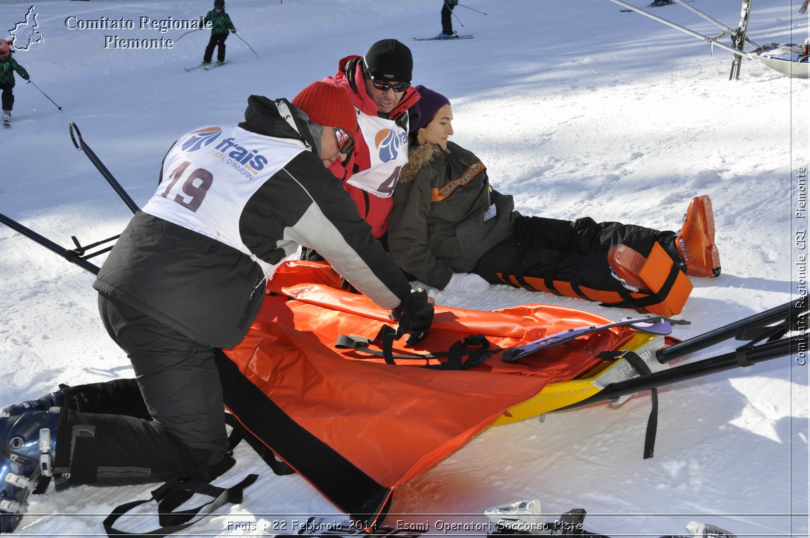 Frais : 22 Febbraio 2014 - Esami Operatori Soccorso Piste - Comitato Regionale del Piemonte