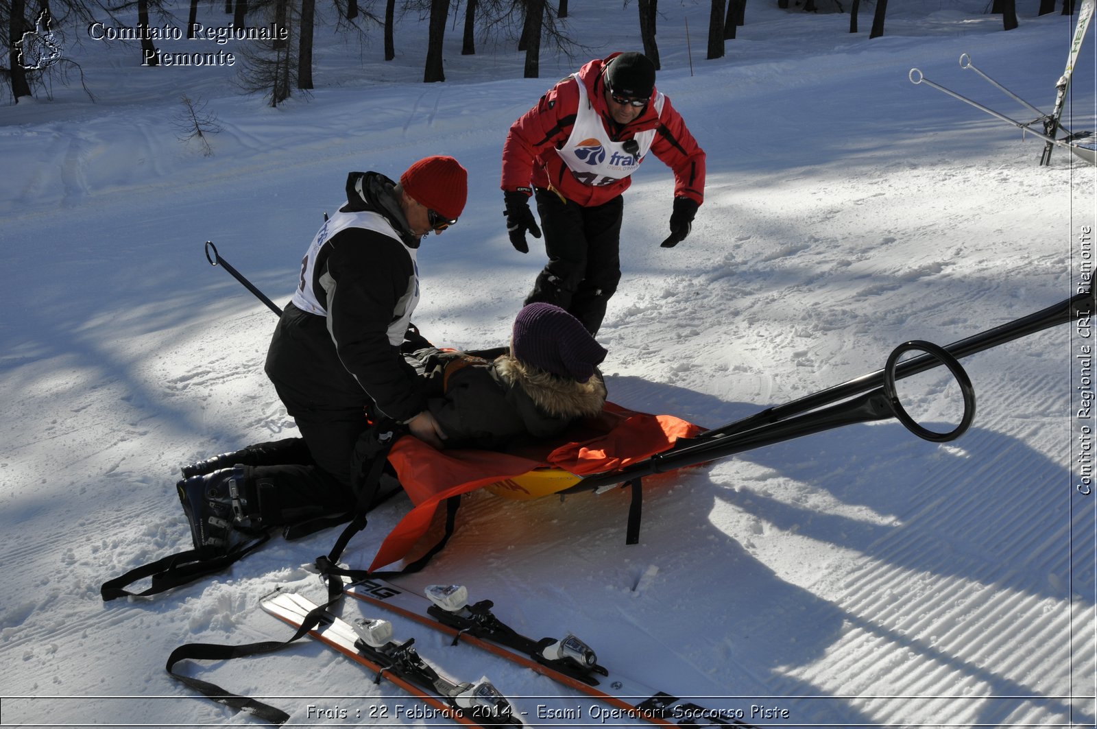 Frais : 22 Febbraio 2014 - Esami Operatori Soccorso Piste - Comitato Regionale del Piemonte