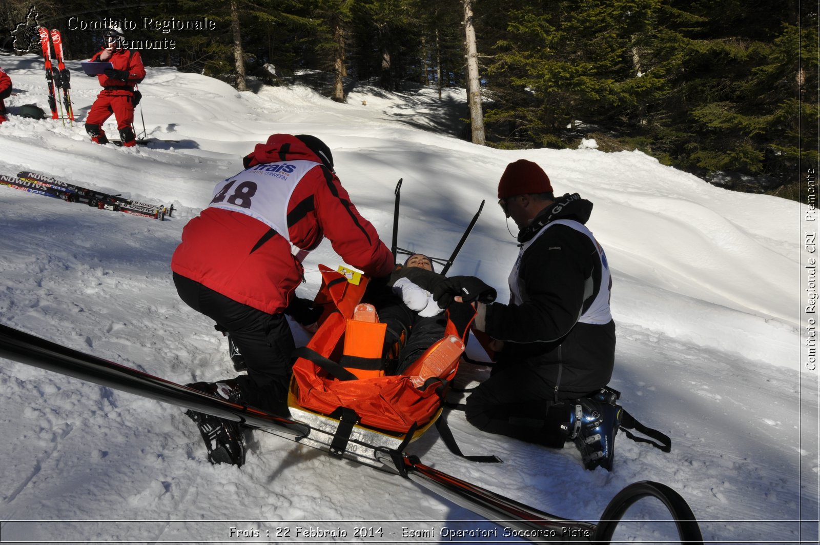 Frais : 22 Febbraio 2014 - Esami Operatori Soccorso Piste - Comitato Regionale del Piemonte