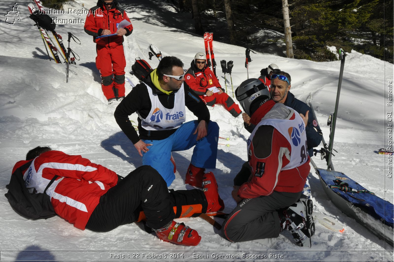 Frais : 22 Febbraio 2014 - Esami Operatori Soccorso Piste - Comitato Regionale del Piemonte