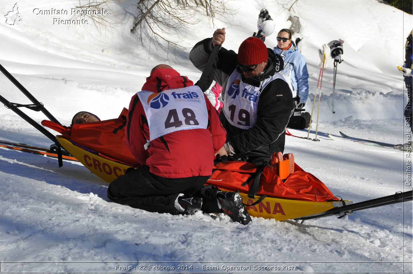 Frais : 22 Febbraio 2014 - Esami Operatori Soccorso Piste - Comitato Regionale del Piemonte