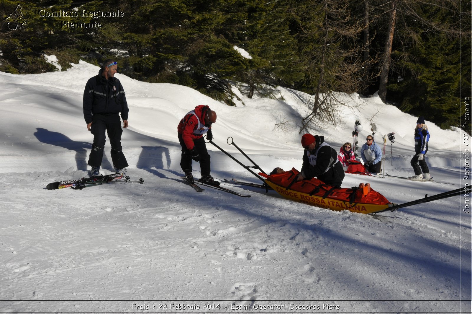 Frais : 22 Febbraio 2014 - Esami Operatori Soccorso Piste - Comitato Regionale del Piemonte