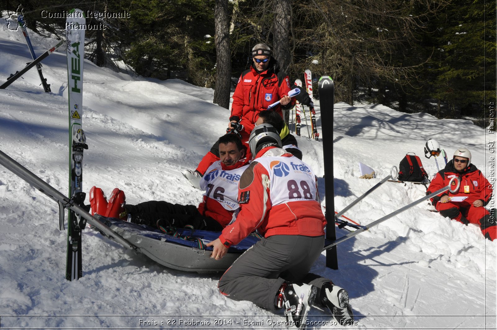 Frais : 22 Febbraio 2014 - Esami Operatori Soccorso Piste - Comitato Regionale del Piemonte