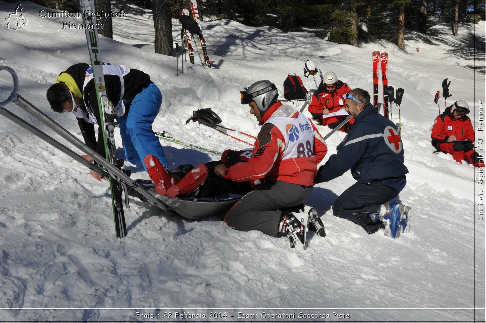 Frais : 22 Febbraio 2014 - Esami Operatori Soccorso Piste - Comitato Regionale del Piemonte