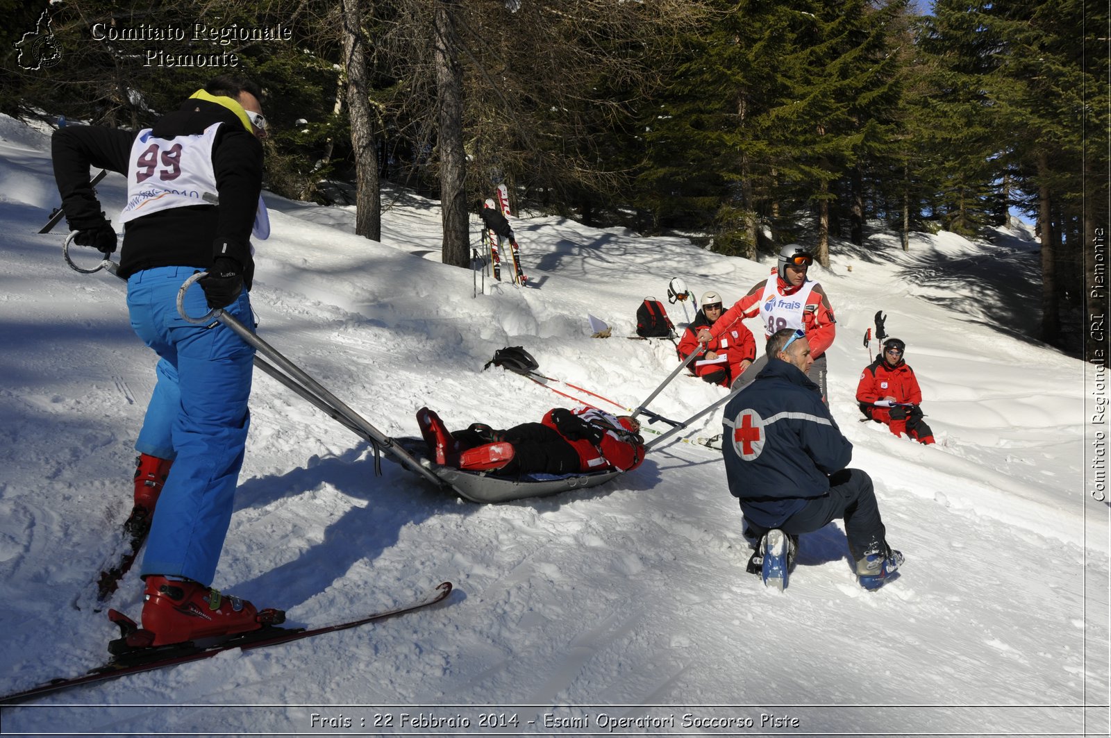 Frais : 22 Febbraio 2014 - Esami Operatori Soccorso Piste - Comitato Regionale del Piemonte