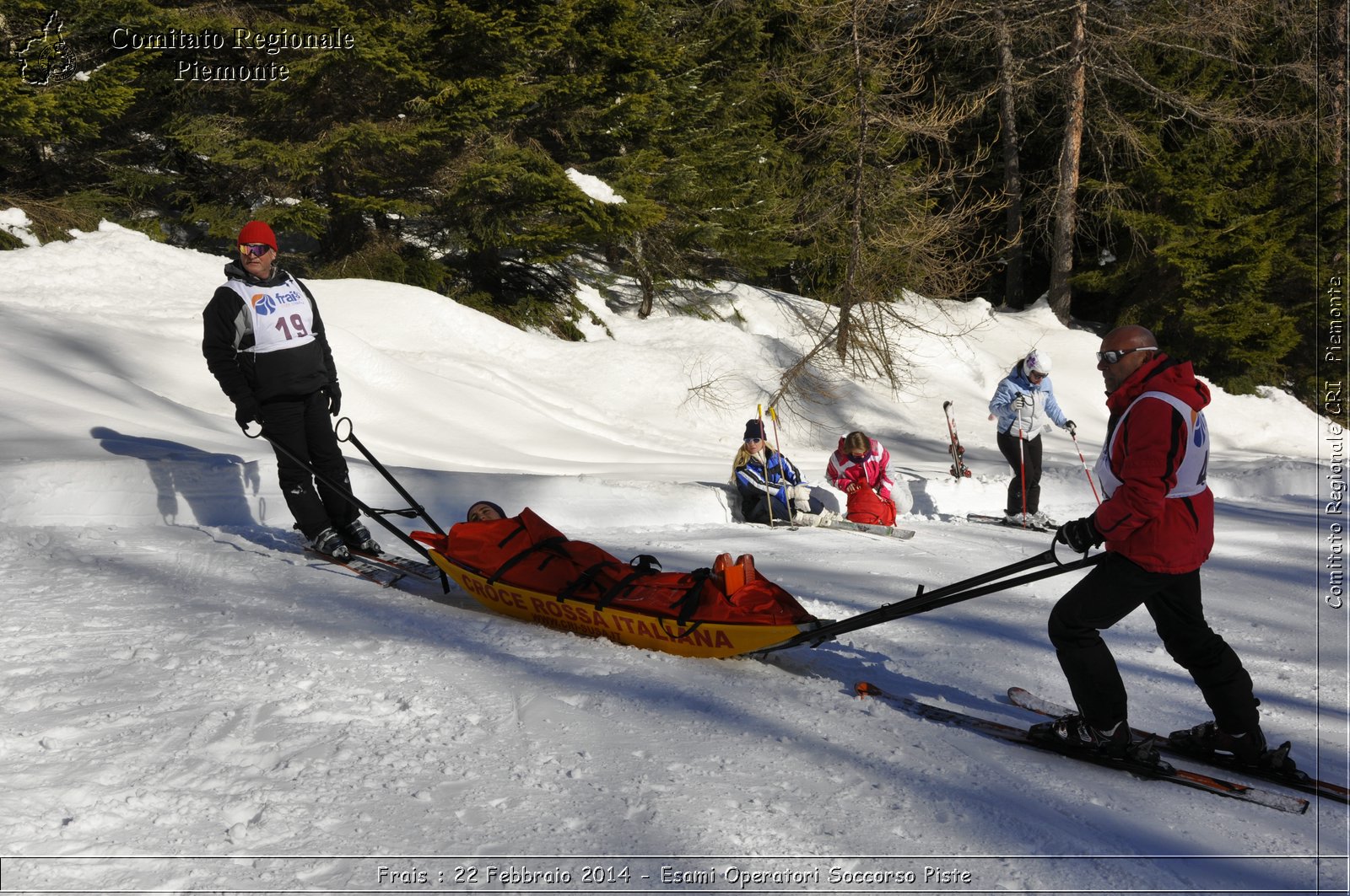 Frais : 22 Febbraio 2014 - Esami Operatori Soccorso Piste - Comitato Regionale del Piemonte