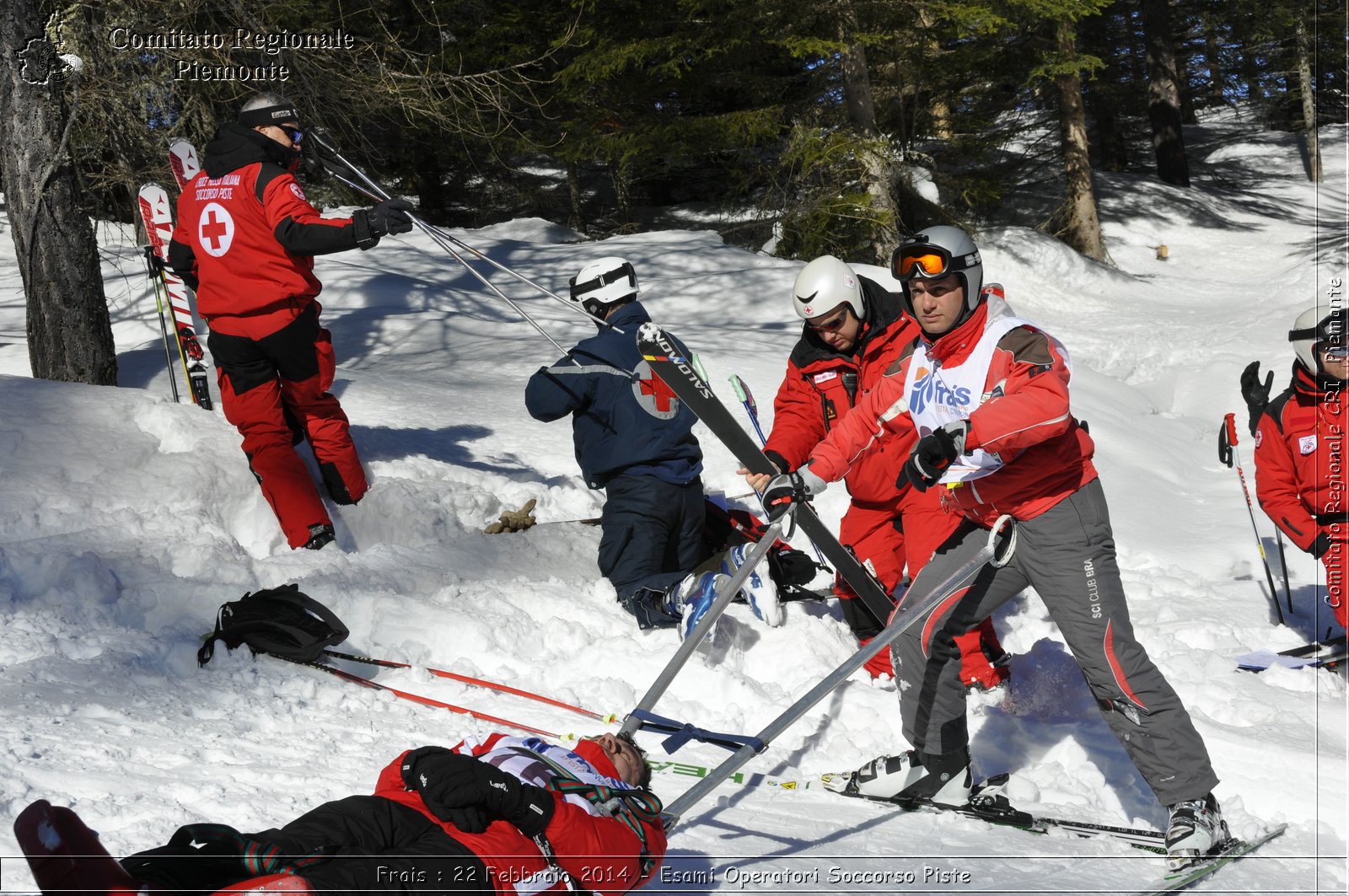 Frais : 22 Febbraio 2014 - Esami Operatori Soccorso Piste - Comitato Regionale del Piemonte