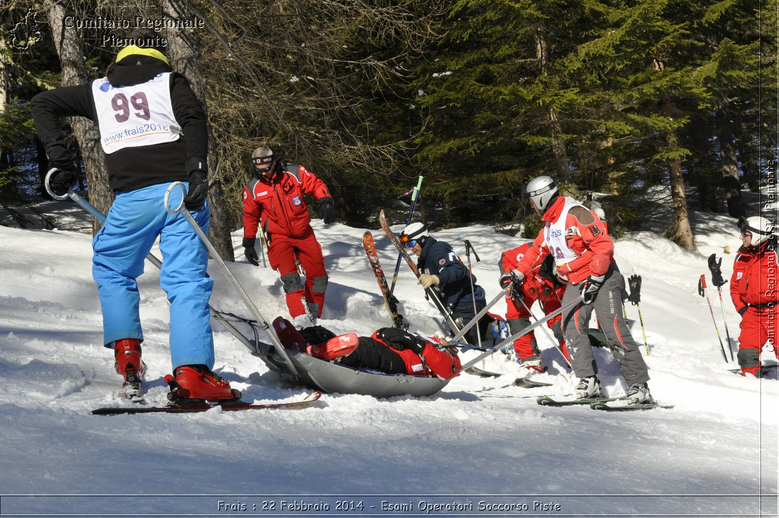 Frais : 22 Febbraio 2014 - Esami Operatori Soccorso Piste - Comitato Regionale del Piemonte