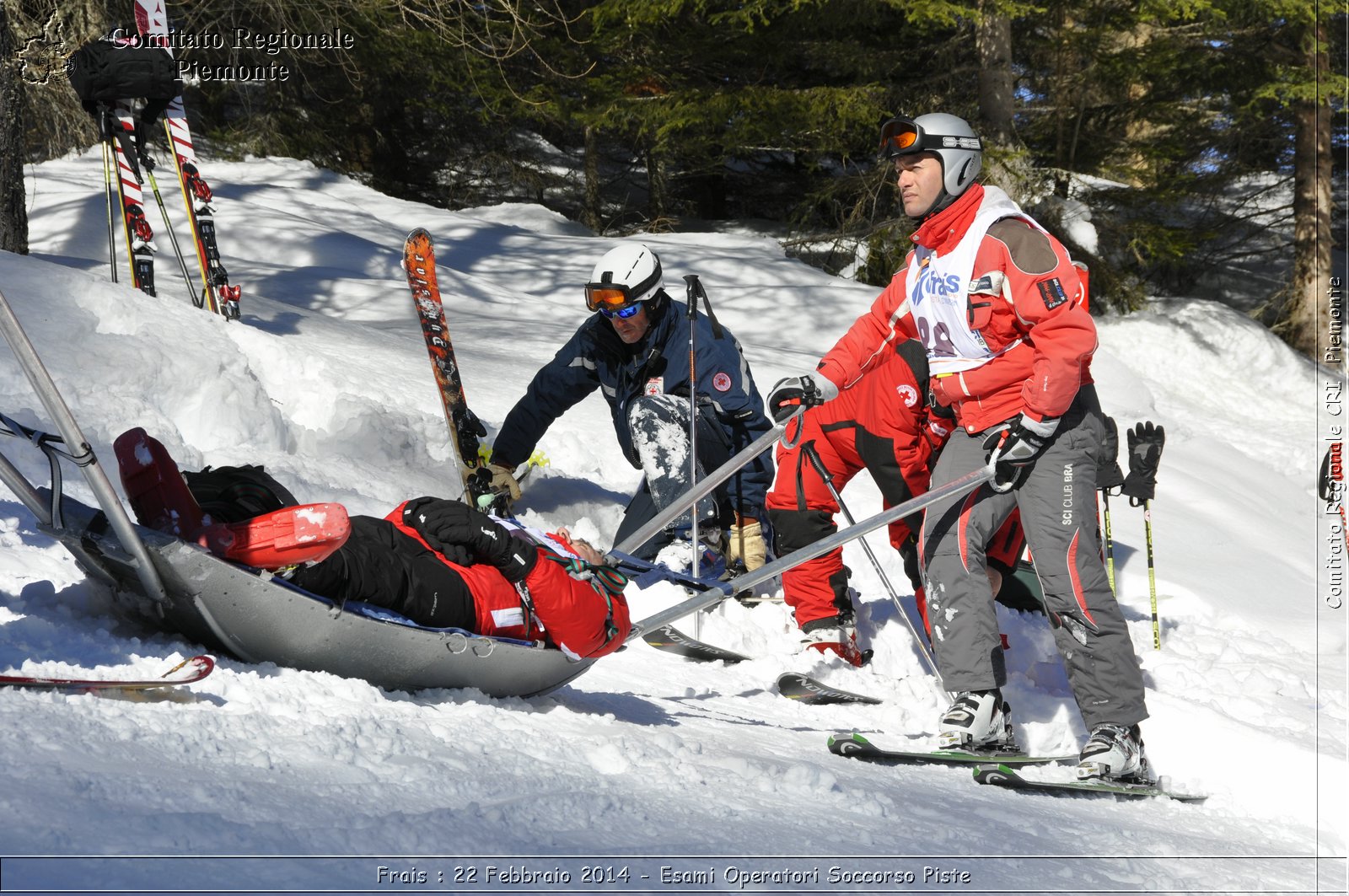 Frais : 22 Febbraio 2014 - Esami Operatori Soccorso Piste - Comitato Regionale del Piemonte