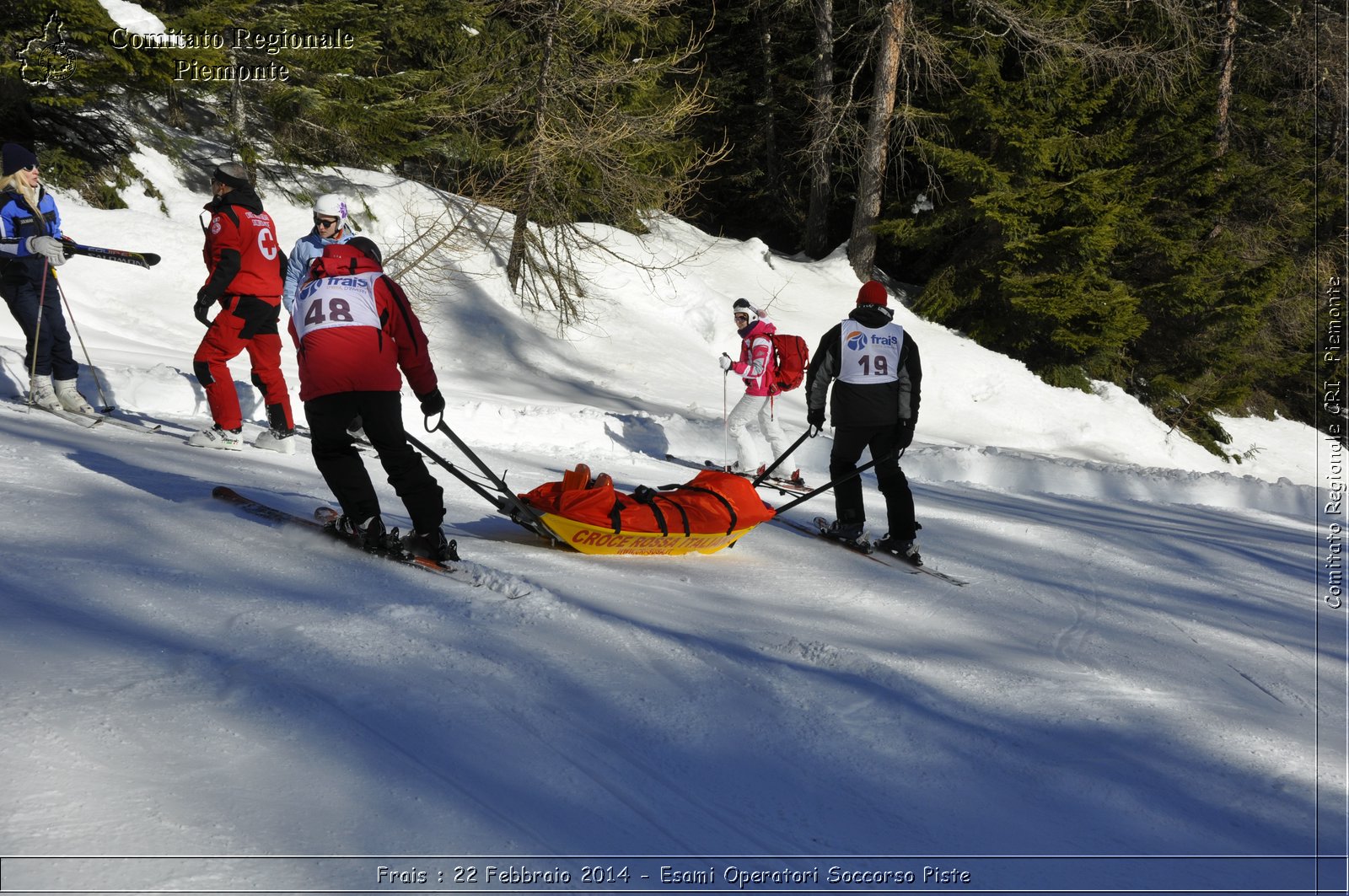 Frais : 22 Febbraio 2014 - Esami Operatori Soccorso Piste - Comitato Regionale del Piemonte