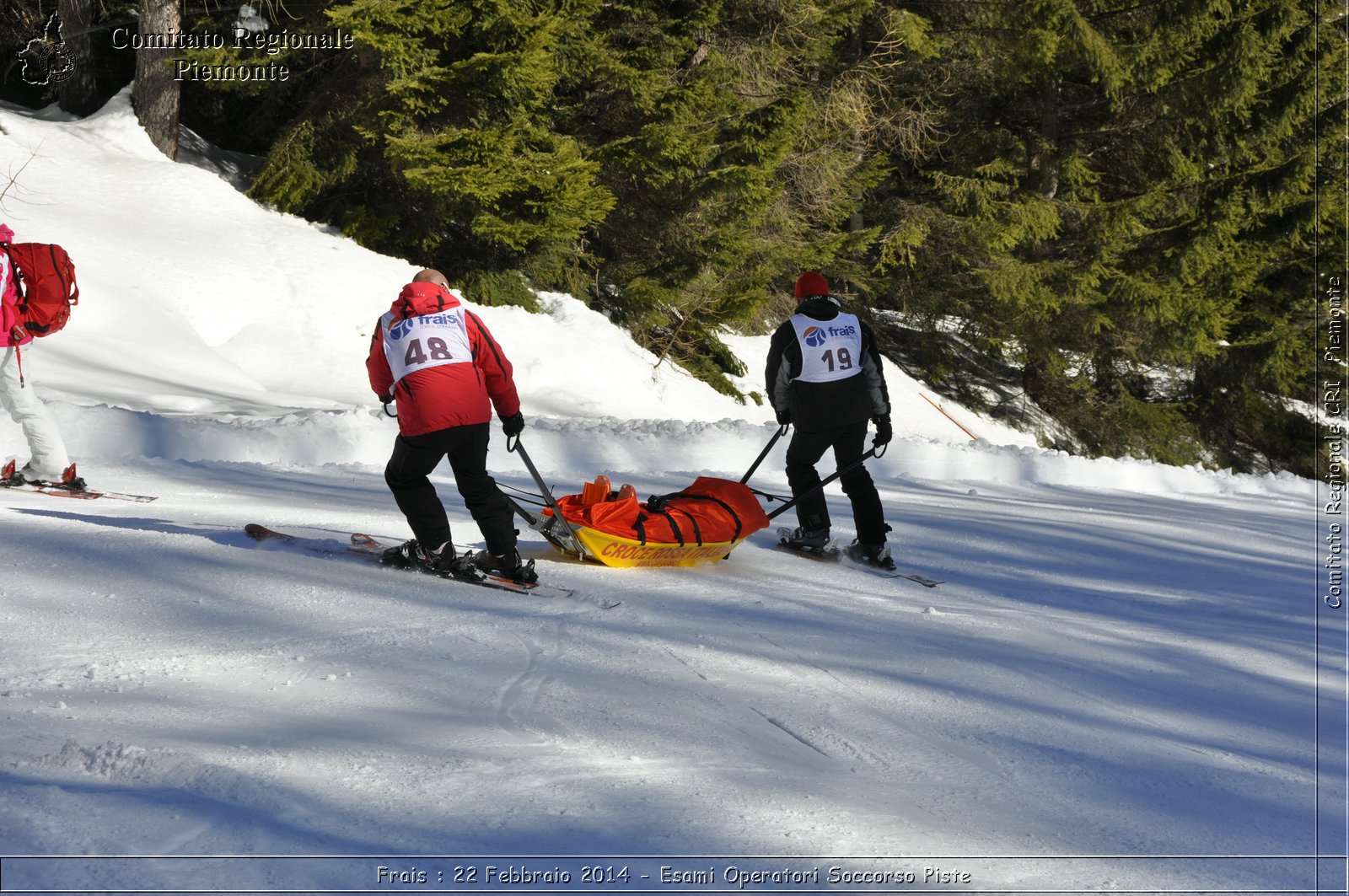 Frais : 22 Febbraio 2014 - Esami Operatori Soccorso Piste - Comitato Regionale del Piemonte