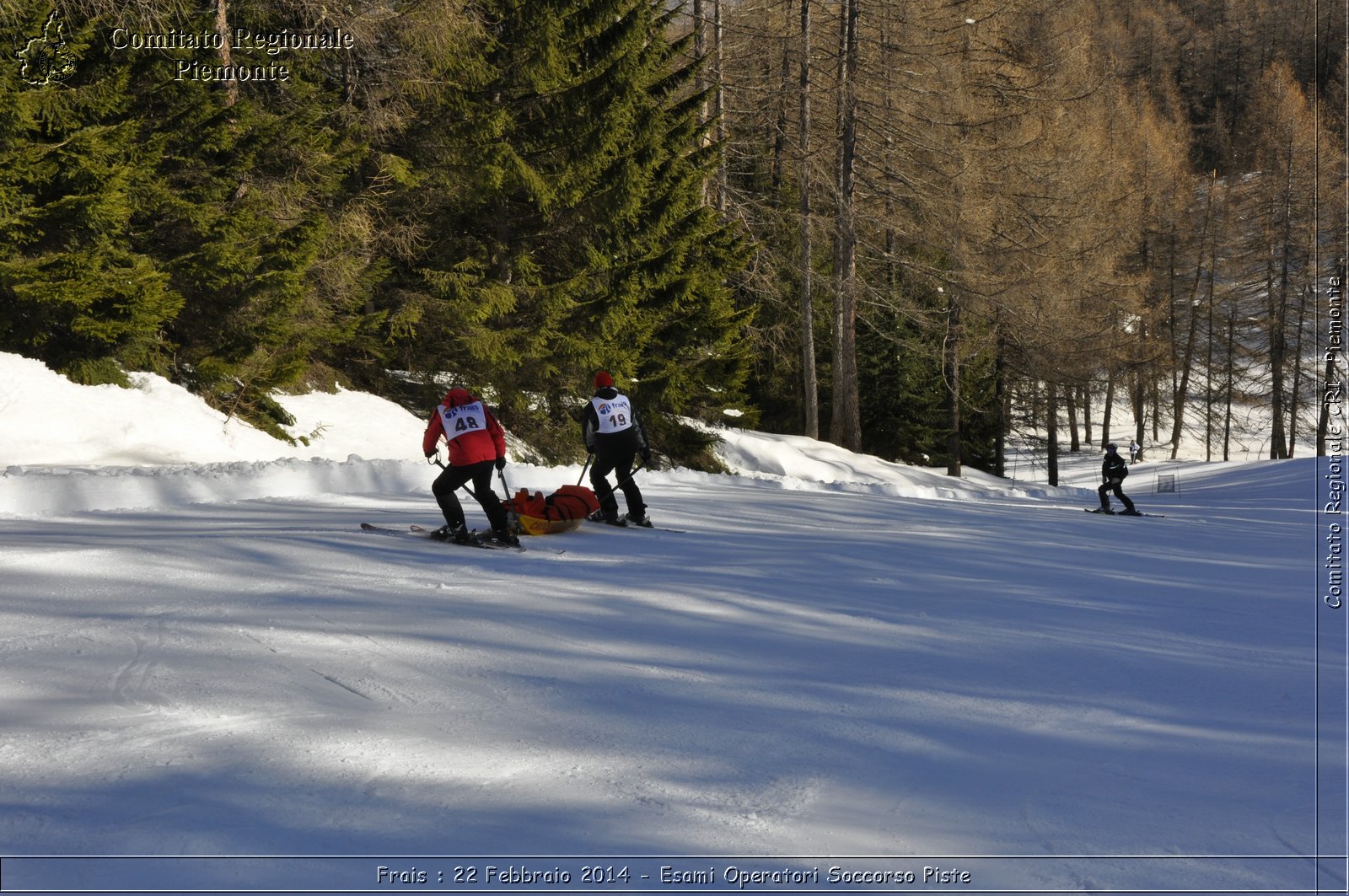 Frais : 22 Febbraio 2014 - Esami Operatori Soccorso Piste - Comitato Regionale del Piemonte