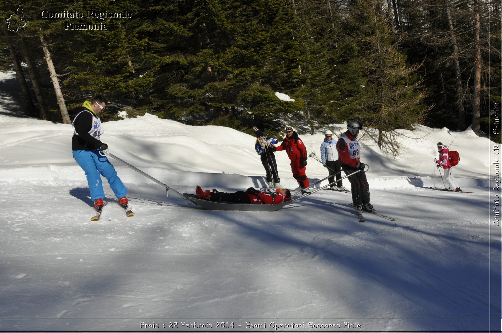 Frais : 22 Febbraio 2014 - Esami Operatori Soccorso Piste - Comitato Regionale del Piemonte