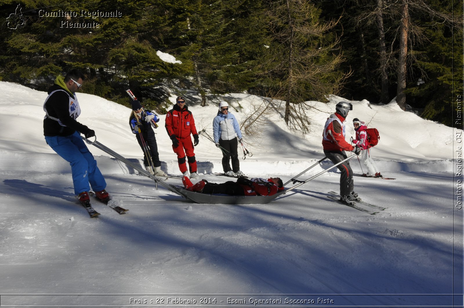 Frais : 22 Febbraio 2014 - Esami Operatori Soccorso Piste - Comitato Regionale del Piemonte