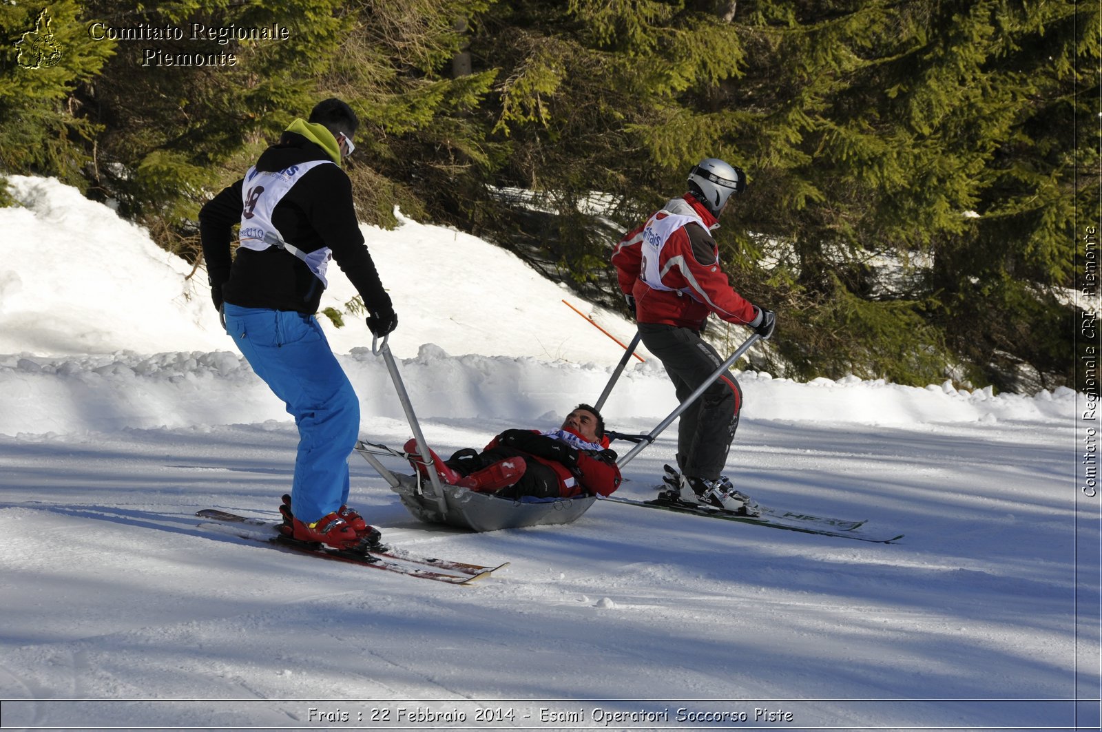 Frais : 22 Febbraio 2014 - Esami Operatori Soccorso Piste - Comitato Regionale del Piemonte