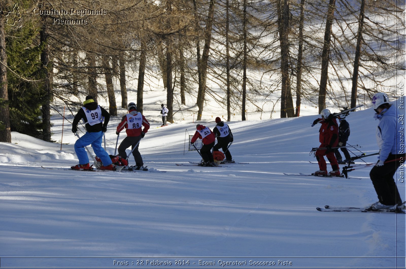 Frais : 22 Febbraio 2014 - Esami Operatori Soccorso Piste - Comitato Regionale del Piemonte