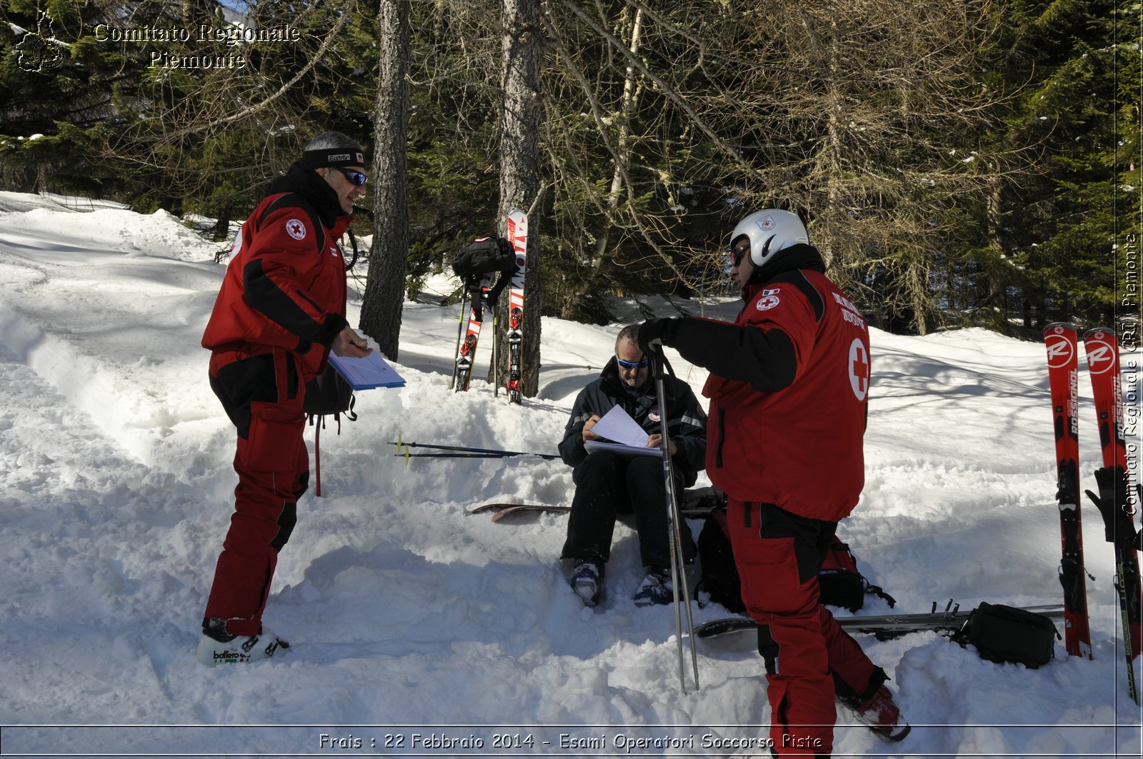 Frais : 22 Febbraio 2014 - Esami Operatori Soccorso Piste - Comitato Regionale del Piemonte