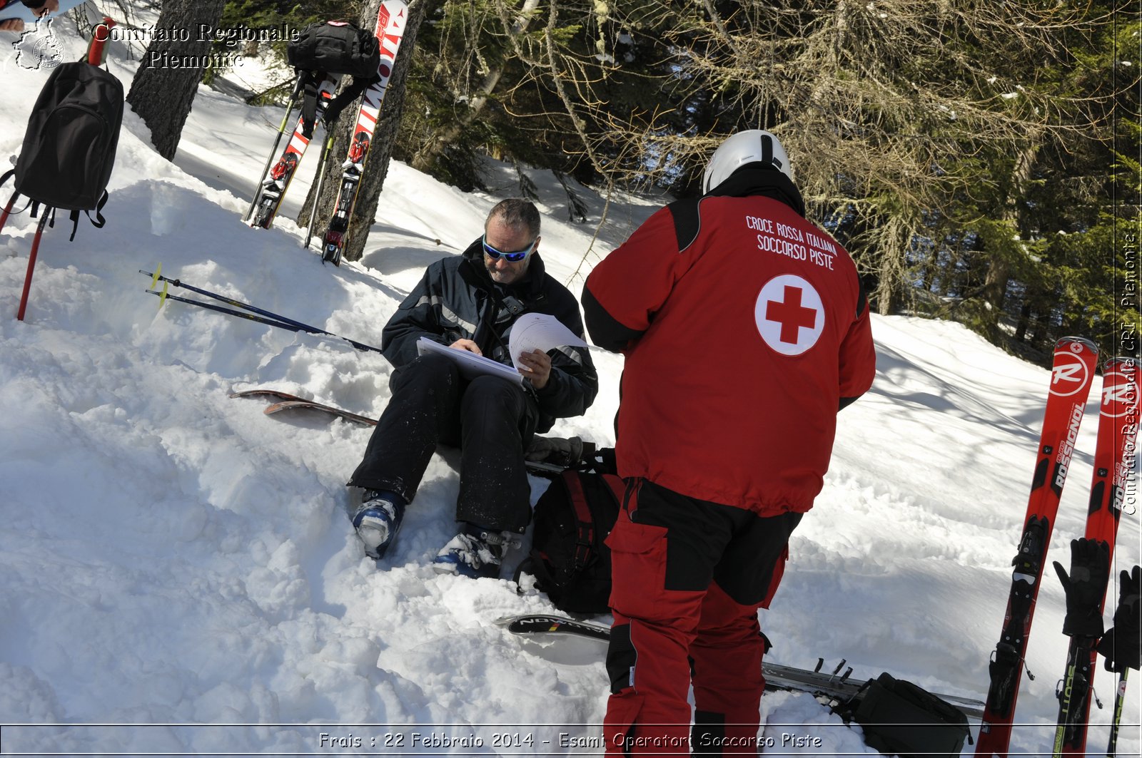 Frais : 22 Febbraio 2014 - Esami Operatori Soccorso Piste - Comitato Regionale del Piemonte