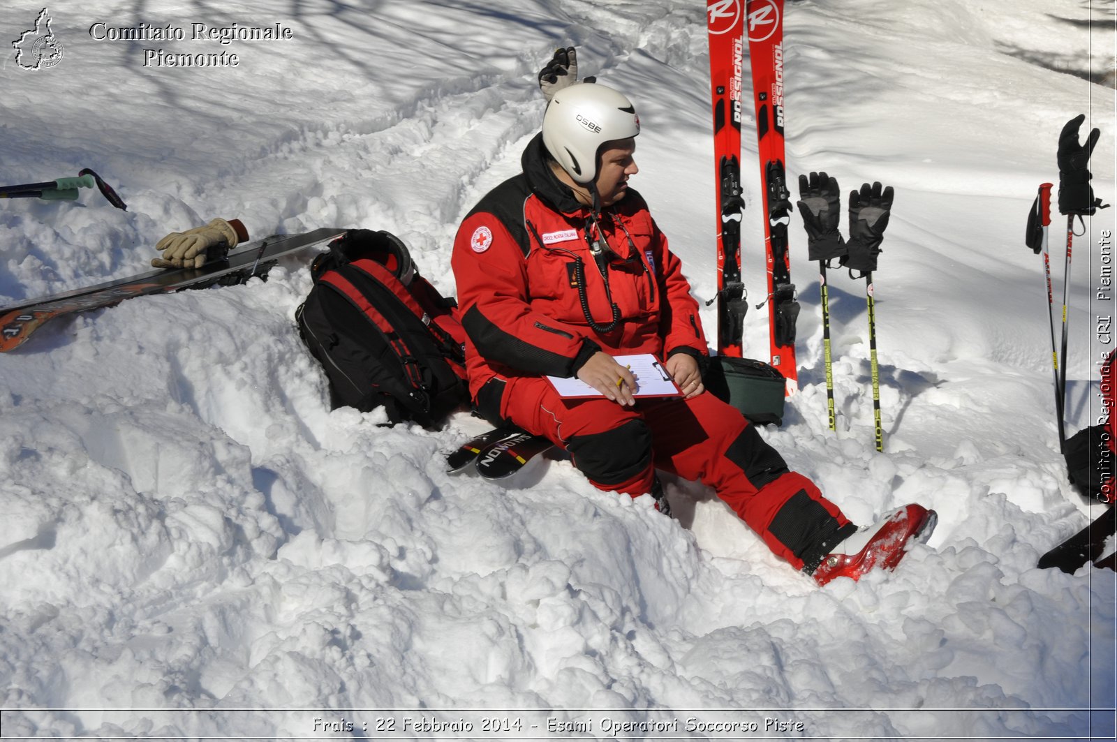 Frais : 22 Febbraio 2014 - Esami Operatori Soccorso Piste - Comitato Regionale del Piemonte