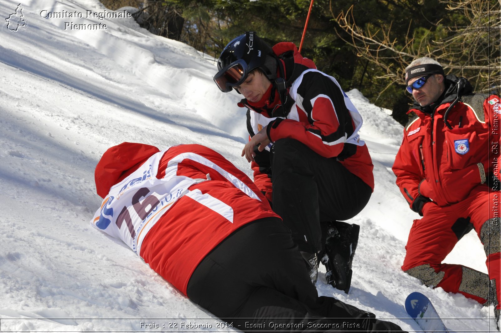 Frais : 22 Febbraio 2014 - Esami Operatori Soccorso Piste - Comitato Regionale del Piemonte