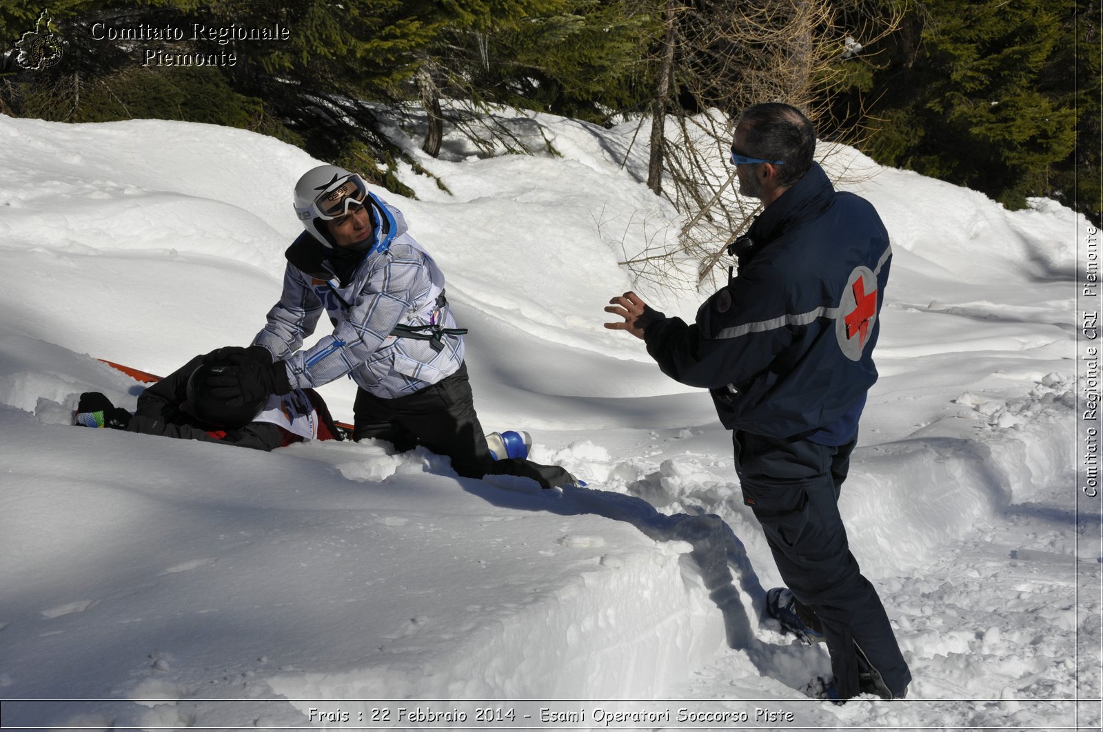 Frais : 22 Febbraio 2014 - Esami Operatori Soccorso Piste - Comitato Regionale del Piemonte