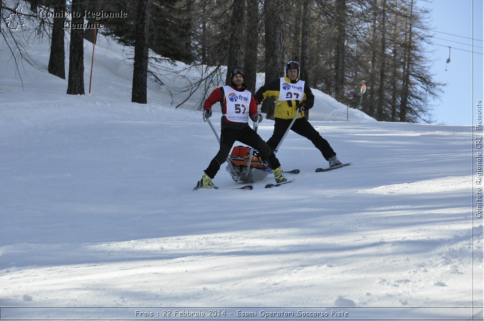 Frais : 22 Febbraio 2014 - Esami Operatori Soccorso Piste - Comitato Regionale del Piemonte