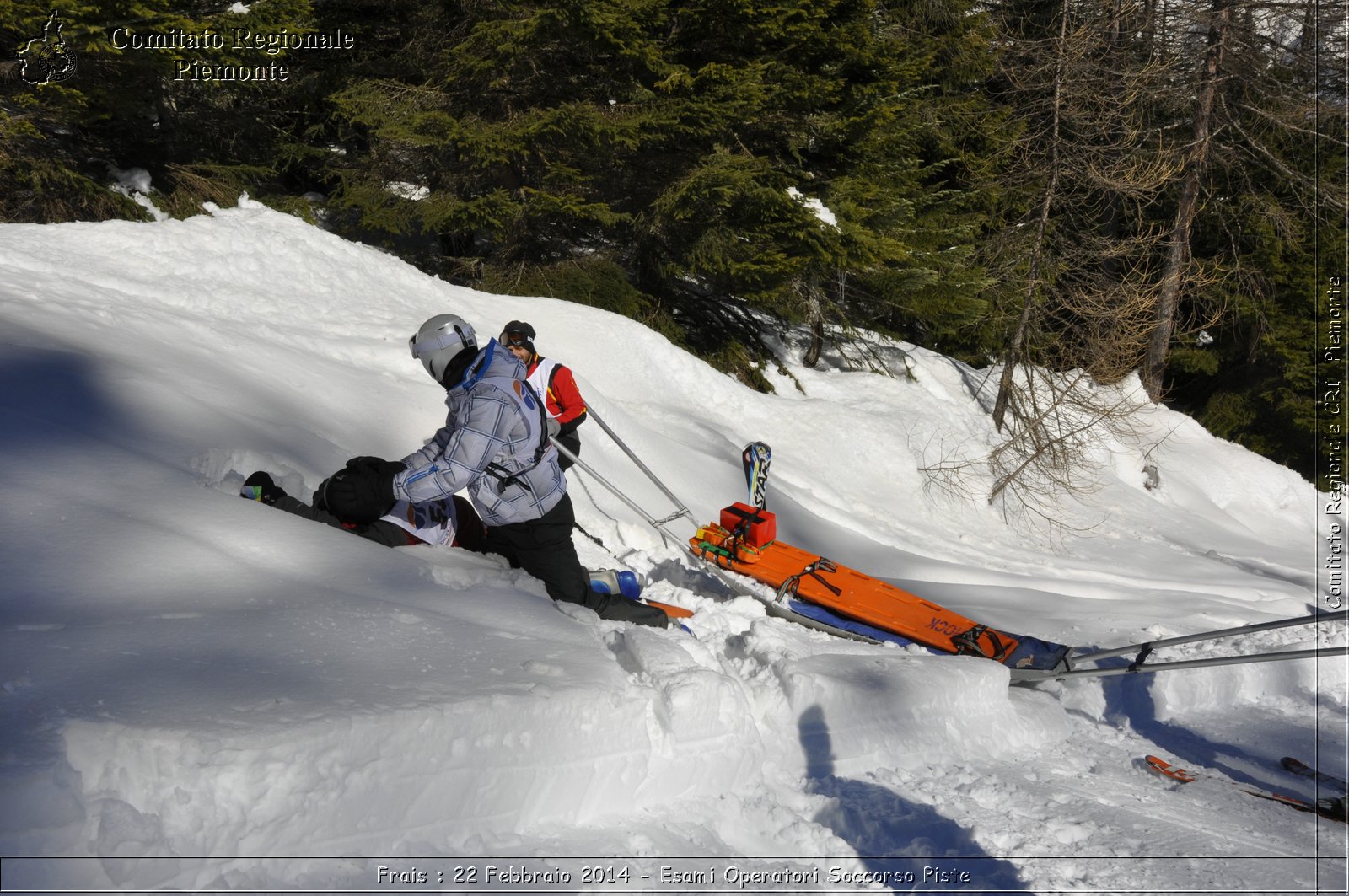 Frais : 22 Febbraio 2014 - Esami Operatori Soccorso Piste - Comitato Regionale del Piemonte