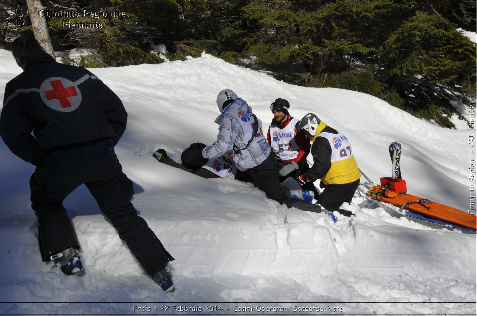 Frais : 22 Febbraio 2014 - Esami Operatori Soccorso Piste - Comitato Regionale del Piemonte