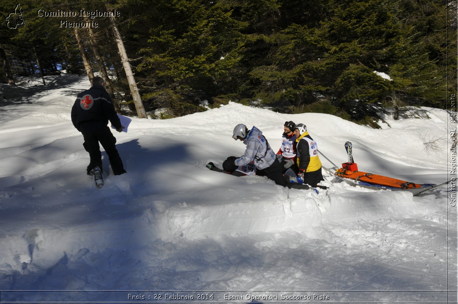 Frais : 22 Febbraio 2014 - Esami Operatori Soccorso Piste - Comitato Regionale del Piemonte