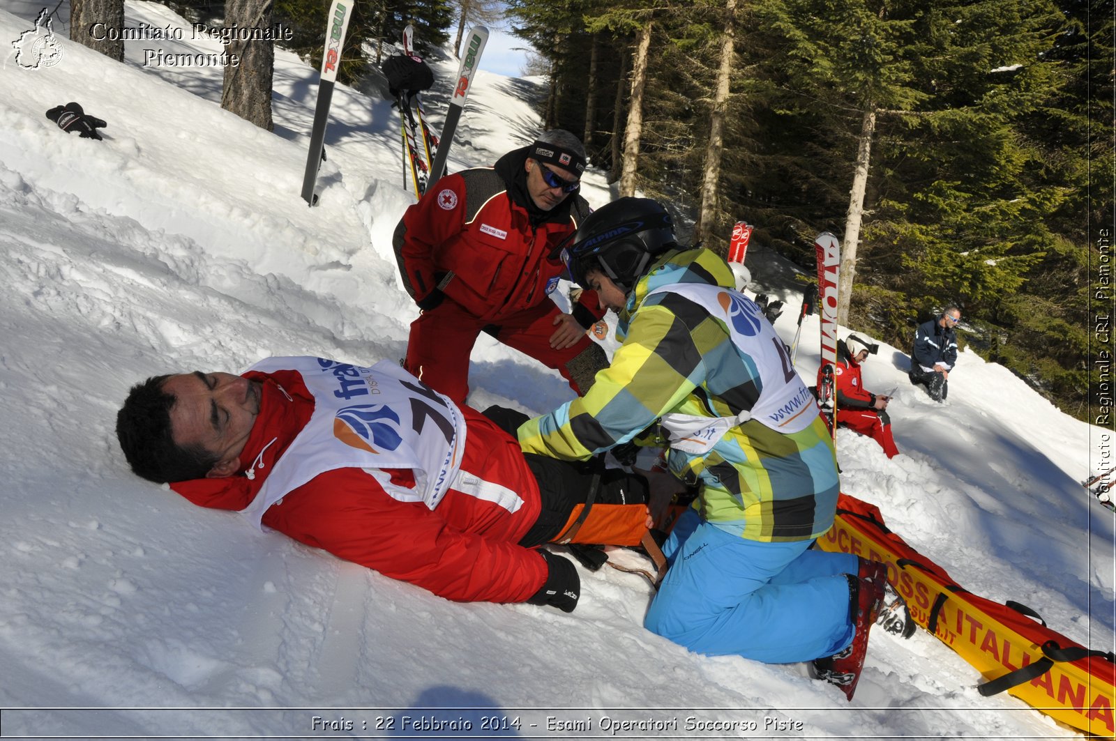 Frais : 22 Febbraio 2014 - Esami Operatori Soccorso Piste - Comitato Regionale del Piemonte