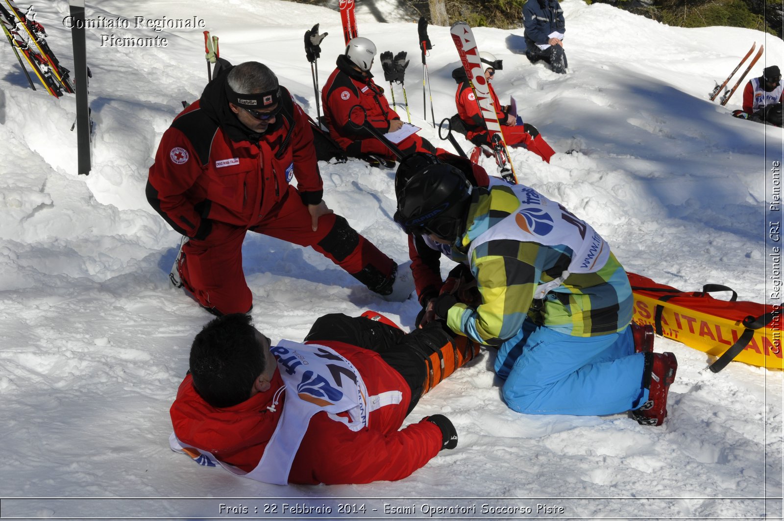 Frais : 22 Febbraio 2014 - Esami Operatori Soccorso Piste - Comitato Regionale del Piemonte