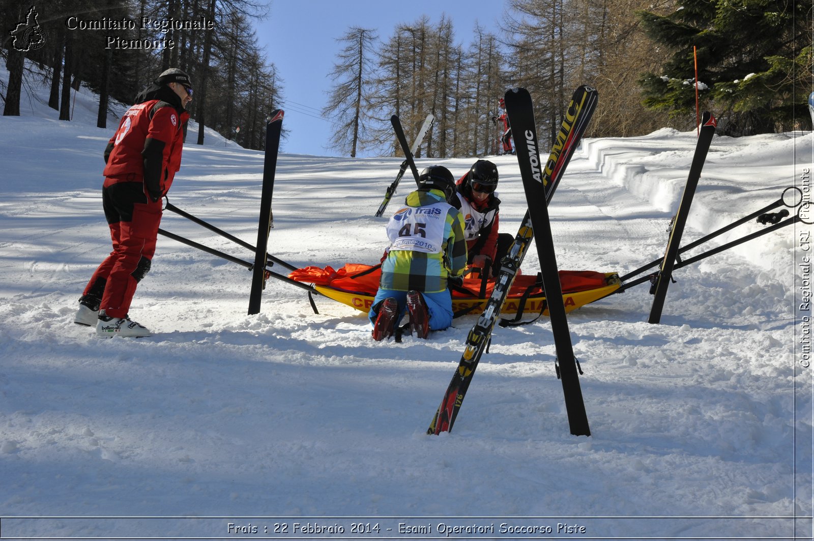 Frais : 22 Febbraio 2014 - Esami Operatori Soccorso Piste - Comitato Regionale del Piemonte