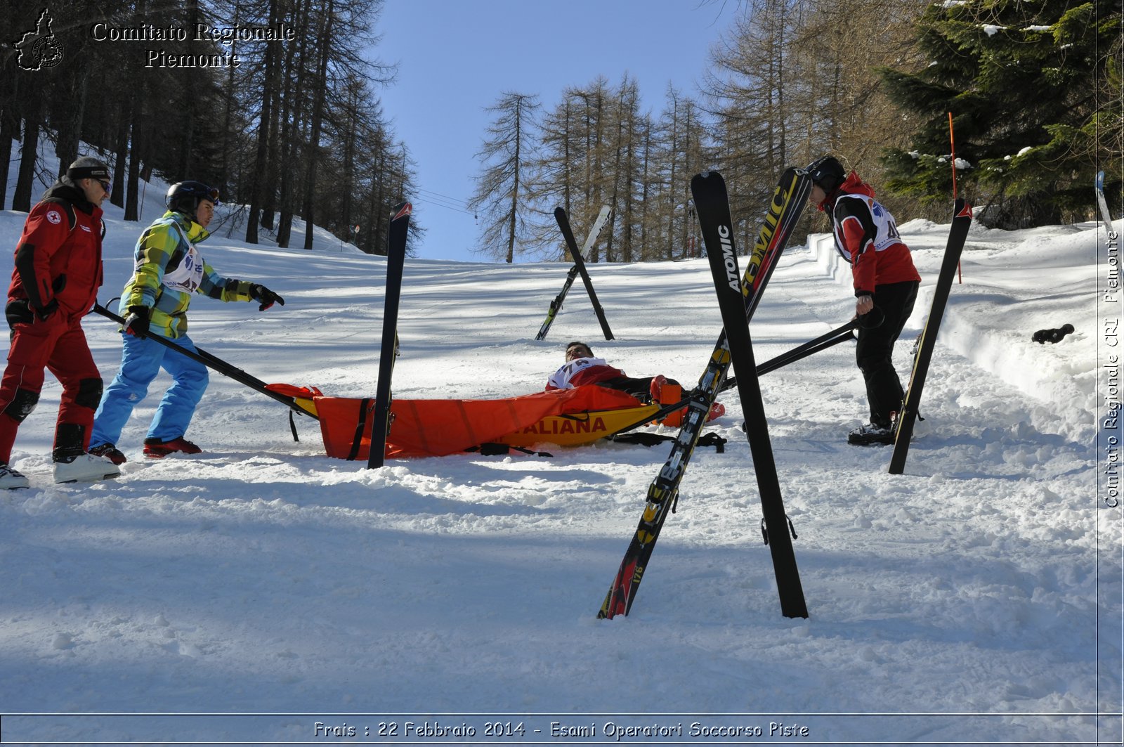 Frais : 22 Febbraio 2014 - Esami Operatori Soccorso Piste - Comitato Regionale del Piemonte