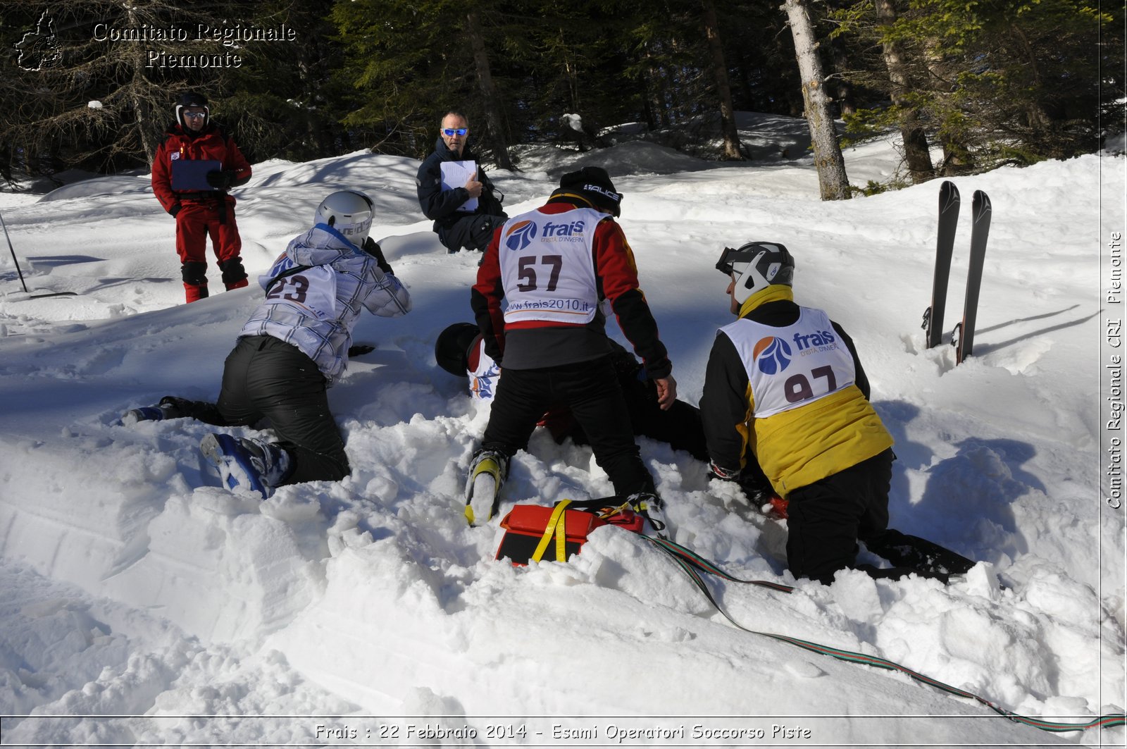 Frais : 22 Febbraio 2014 - Esami Operatori Soccorso Piste - Comitato Regionale del Piemonte