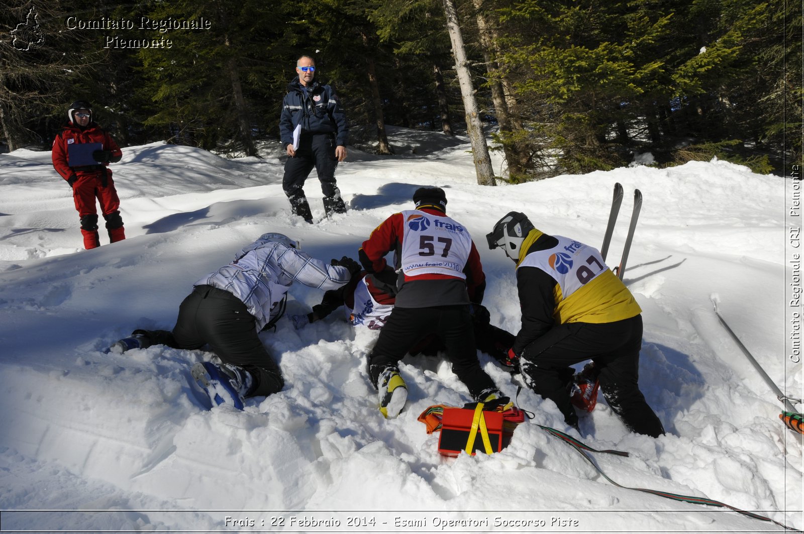 Frais : 22 Febbraio 2014 - Esami Operatori Soccorso Piste - Comitato Regionale del Piemonte