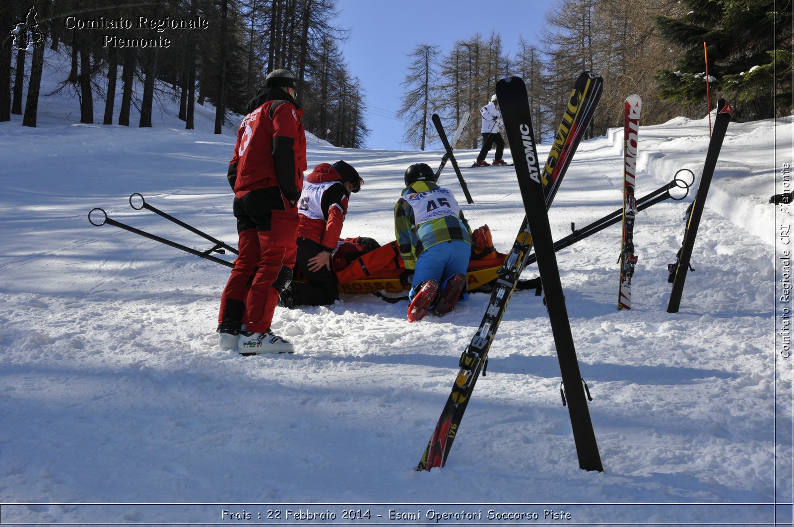 Frais : 22 Febbraio 2014 - Esami Operatori Soccorso Piste - Comitato Regionale del Piemonte