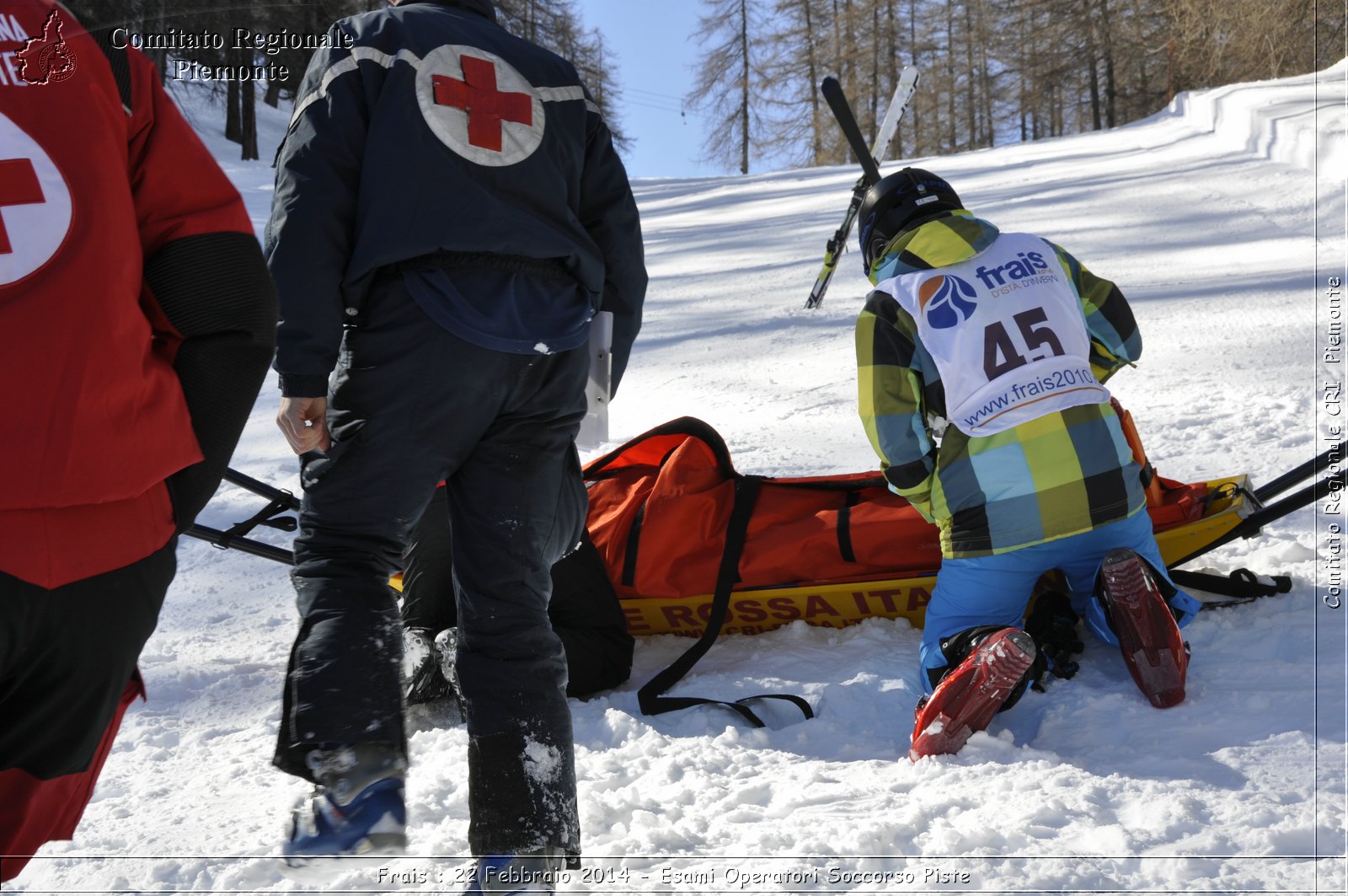 Frais : 22 Febbraio 2014 - Esami Operatori Soccorso Piste - Comitato Regionale del Piemonte