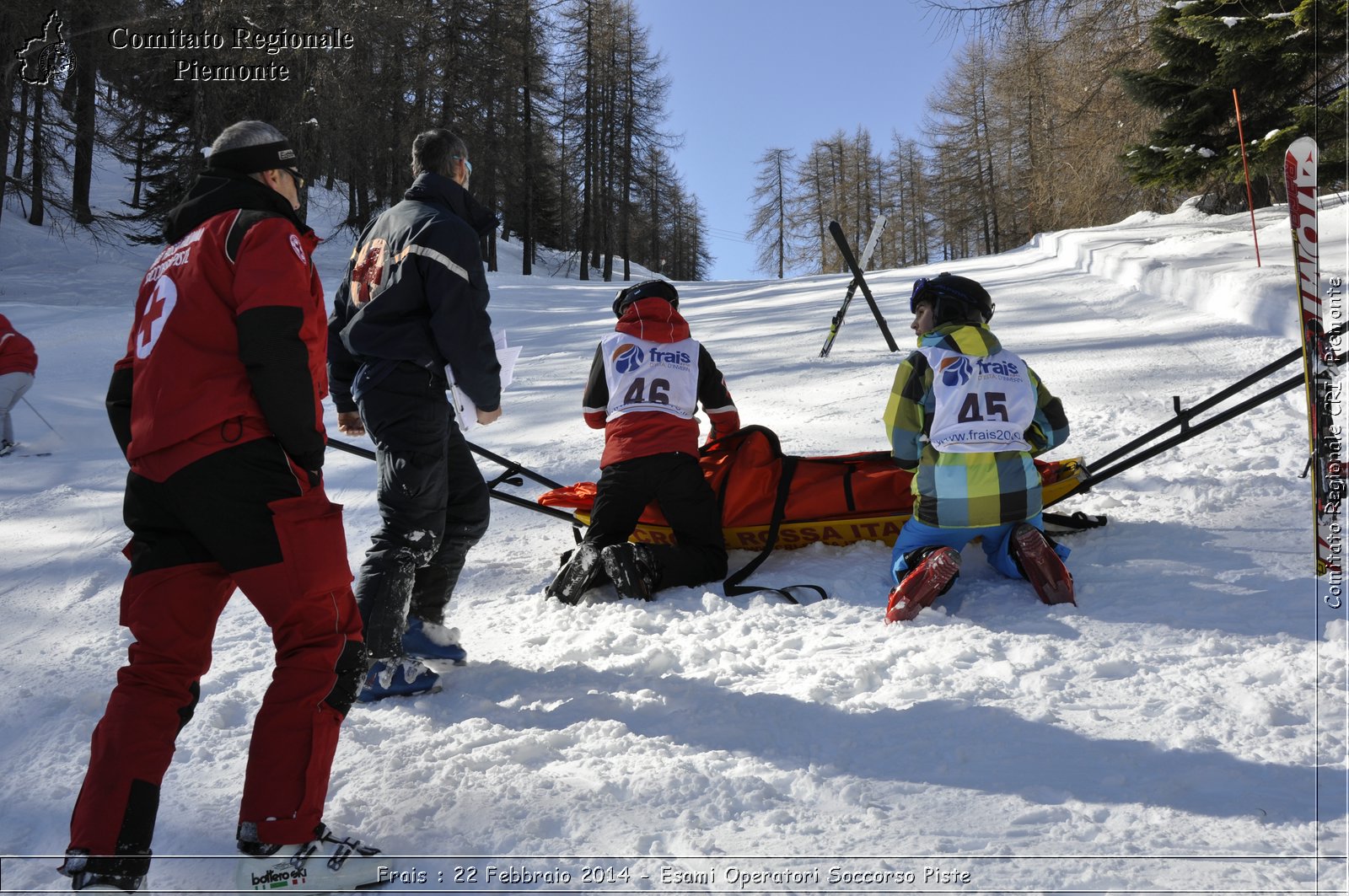 Frais : 22 Febbraio 2014 - Esami Operatori Soccorso Piste - Comitato Regionale del Piemonte