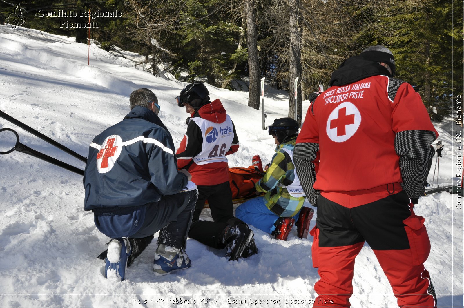 Frais : 22 Febbraio 2014 - Esami Operatori Soccorso Piste - Comitato Regionale del Piemonte