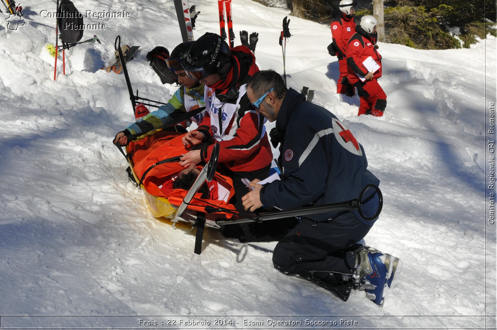 Frais : 22 Febbraio 2014 - Esami Operatori Soccorso Piste - Comitato Regionale del Piemonte