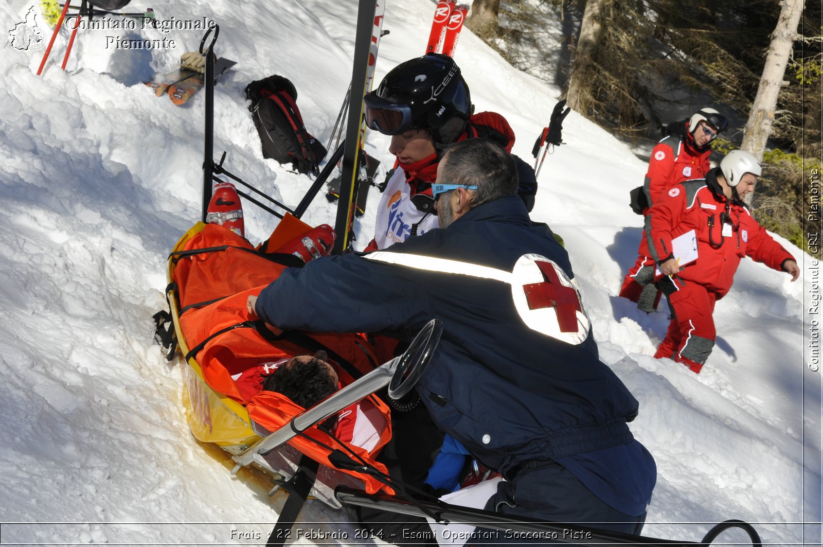 Frais : 22 Febbraio 2014 - Esami Operatori Soccorso Piste - Comitato Regionale del Piemonte