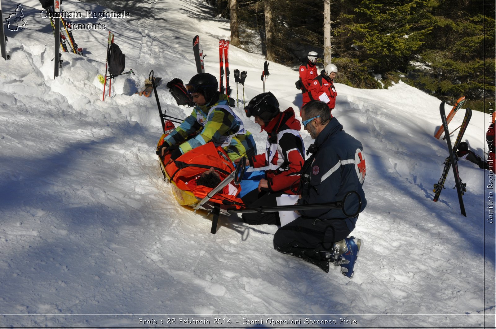 Frais : 22 Febbraio 2014 - Esami Operatori Soccorso Piste - Comitato Regionale del Piemonte