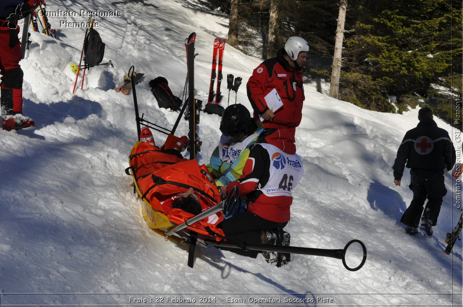 Frais : 22 Febbraio 2014 - Esami Operatori Soccorso Piste - Comitato Regionale del Piemonte