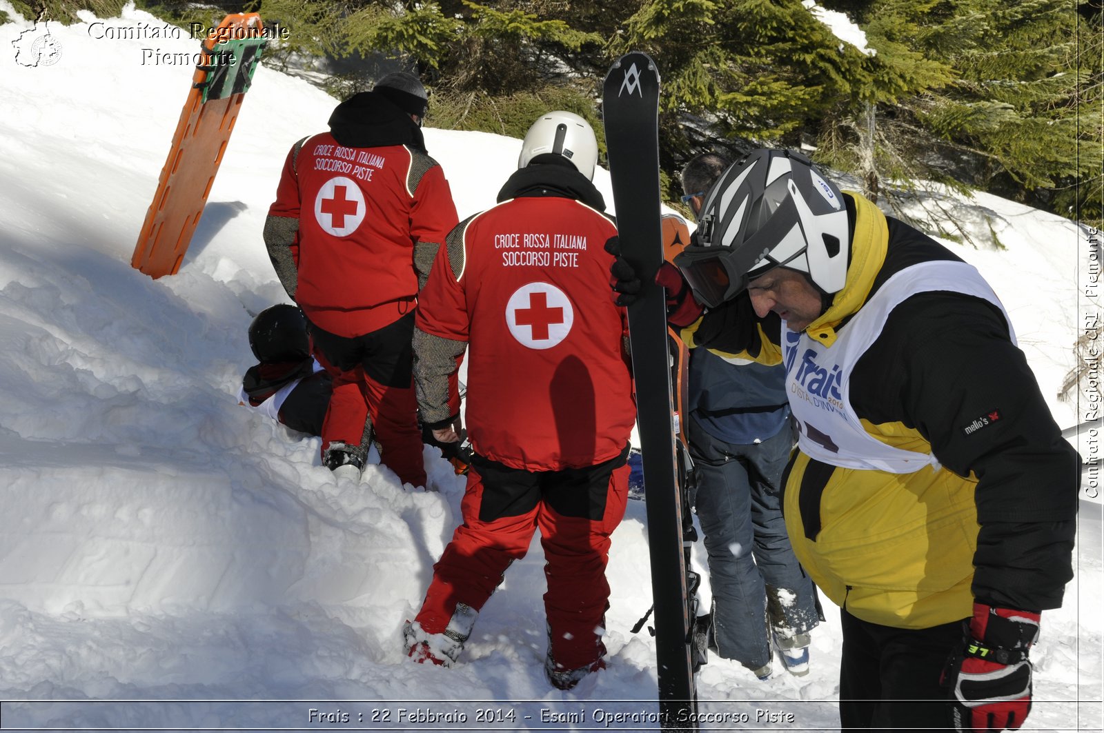 Frais : 22 Febbraio 2014 - Esami Operatori Soccorso Piste - Comitato Regionale del Piemonte