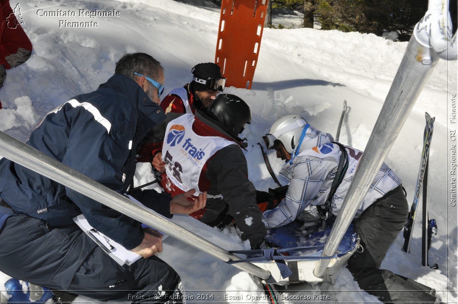 Frais : 22 Febbraio 2014 - Esami Operatori Soccorso Piste - Comitato Regionale del Piemonte