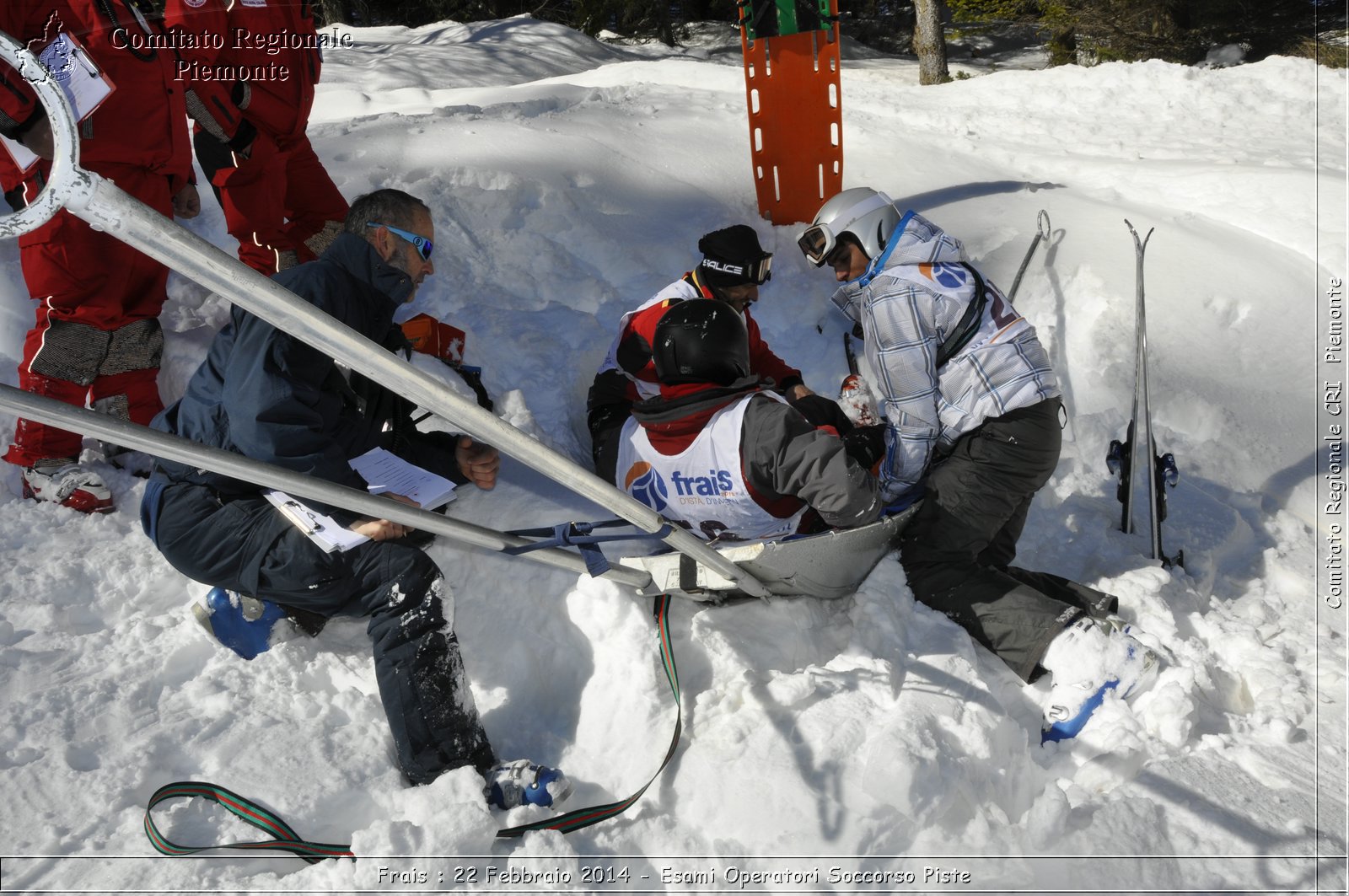 Frais : 22 Febbraio 2014 - Esami Operatori Soccorso Piste - Comitato Regionale del Piemonte