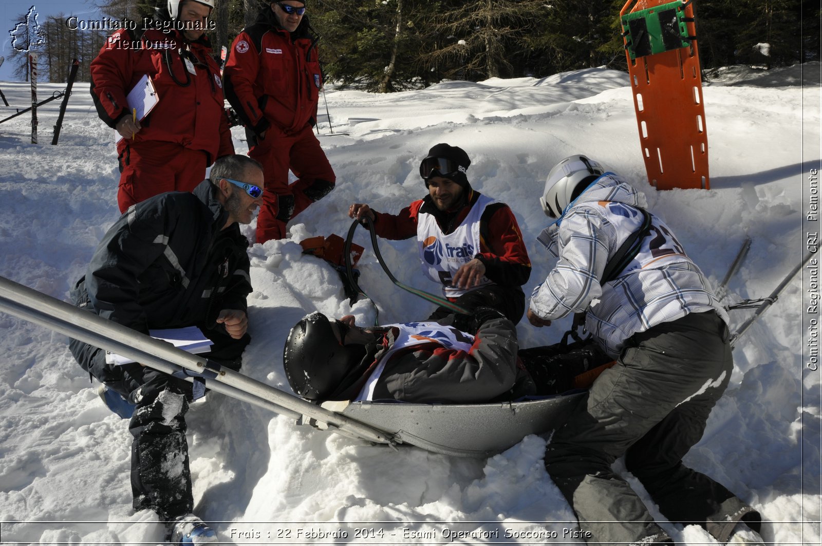 Frais : 22 Febbraio 2014 - Esami Operatori Soccorso Piste - Comitato Regionale del Piemonte